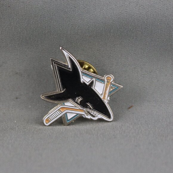 San Jose Sharks Pin - Original Logo by Ace - Stamped Pin - Picture 1 of 3